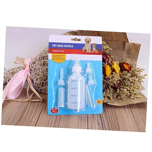 FOMIYES 60ml Haustier Pflege Kit für Kätzchen Welpen Katze Hund Pflege Flasche Reinigung Pinsel FOMIYES 60ml Haustier Pflege Kit für Kätzchen Welpen Katze Hund Pflege Flasche Reinigung Pinsel von FOMIYES