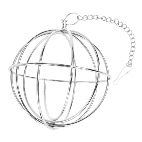 FOMIYES Katzentoilette Heu-futterspender Aus Edelstahl Grasspender 13 cm Stabiles Spielzeug Für Kaninchen Chinchillas Meerschweinchen von FOMIYES