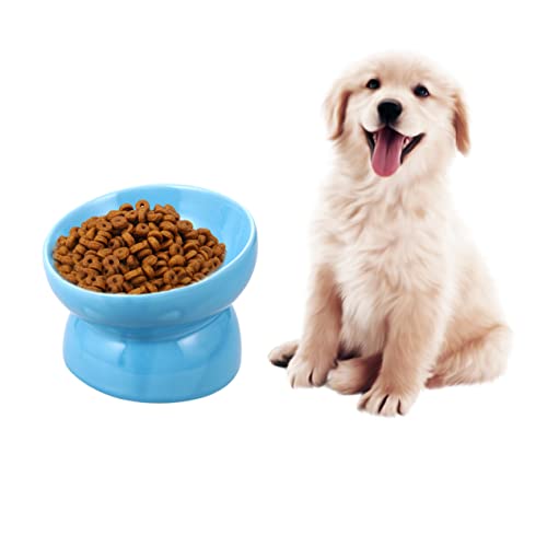 FOMIYES Haustier Keramik Schüssel Erhöhte Pet Feeder Große Größe Slanted Mund Licht FOMIYES Haustier Keramik Schüssel Erhöhte Pet Feeder Große Größe Slanted Mund Licht von FOMIYES