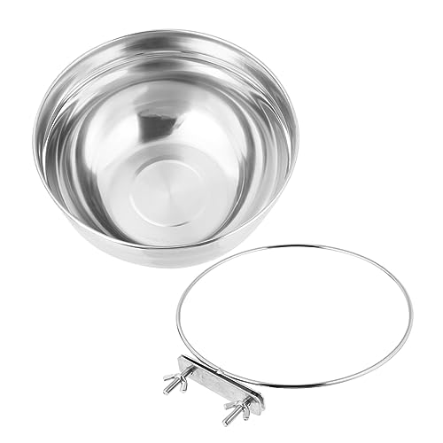 FOMIYES Hundefutternäpfe Wasserspender Edelstahl Hängenapf Kistenwassernapf Einfach Abnehmbar Zur Reinigung FOMIYES Hundefutternäpfe Wasserspender Edelstahl Hängenapf Kistenwassernapf Einfach Abnehmbar Zur Reinigung von FOMIYES