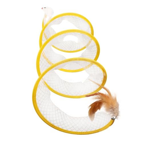 FOMIYES Katzenspielzeug-Tunnel-Set Interaktiver Katzentunnel Für Hauskatzen Kätzchenspielzeug Katzenkratzspielzeug von FOMIYES