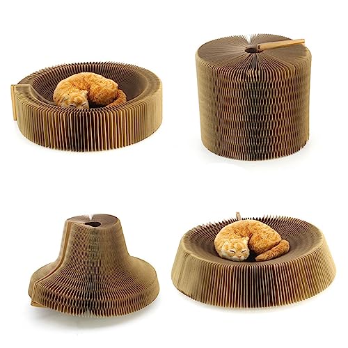 FOMIYES Faltbare Katzenmatte Spielzeug Katze Kratzen Lounge Bett Wellpapier Scratch Pad FOMIYES Faltbare Katzenmatte Spielzeug Katze Kratzen Lounge Bett Wellpapier Scratch Pad von FOMIYES