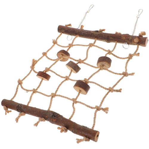 FOMIYES Vogel Klettern Netting Papagei Net Spielzeug Robust Baumwolle Seil Papagei Käfig Netting FOMIYES Vogel Klettern Netting Papagei Net Spielzeug Robust Baumwolle Seil Papagei Käfig Netting von FOMIYES