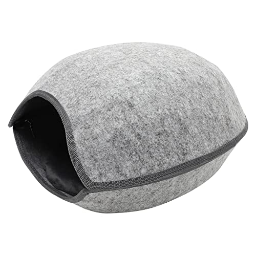 FOMIYES Haustiernest Kreatives Fischmaul-Design Halbgeschlossenes Katzenbett Für Hauskatzen Weich Für Kätzchen Und Welpen FOMIYES Haustiernest Kreatives Fischmaul-Design Halbgeschlossenes Katzenbett Für Hauskatzen Weich Für Kätzchen Und Welpen von FOMIYES