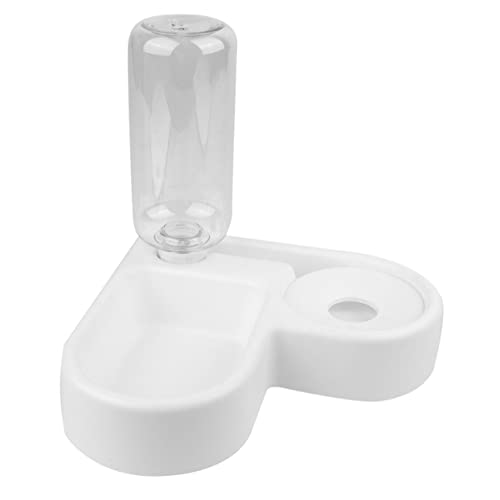 FOMIYES Futternapf Für Haustiere Mit 500 Ml Automatischem Wasserspender Eck-doppelnapf Für Katzen Und Hunde – Sicheres Kunststoffmaterial FOMIYES Futternapf Für Haustiere Mit 500 Ml Automatischem Wasserspender Eck-doppelnapf Für Katzen Und Hunde – Sicheres Kunststoffmaterial von FOMIYES