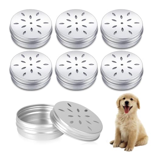 FOMIYES Geruchsbehälter für Hundetraining, Geruchsbehälter aus Aluminium für Hunde, Trainingsgerät für Beweglichkeit, 6 Stück FOMIYES Geruchsbehälter für Hundetraining, Geruchsbehälter aus Aluminium für Hunde, Trainingsgerät für Beweglichkeit, 6 Stück von FOMIYES
