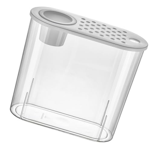 FOMIYES Goldfischglas tragbares Aquarium transparentes Aquarium Halter für Aquarien Aquariumbecken die Blase Zierbecken Betta-Panzer kleines Fischbecken Büro Schildkrötenbecken Plastik von FOMIYES