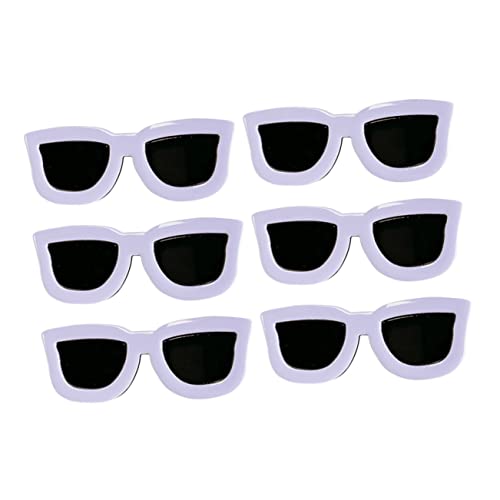FOMIYES 6stücke Sonnenbrillenförmige Haarspangen Für Mädchen Lustige Haarklammern Niedliches Haaraccessoire Für Partys Und Freizeitaktivitäten rutschfest Und Dekorativ von FOMIYES