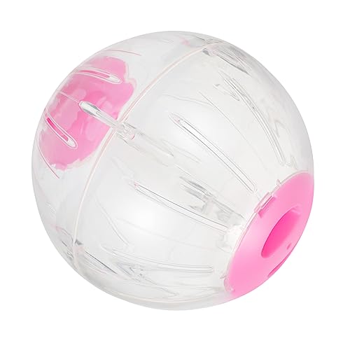 FOMIYES Hamster Laufball Hamster Spielzeug hamsterspielzeug Nagetier Bewegungsspielzeug Kleintier Aktivitätstrainer Hamster käfig Goldener Bär Rad Rolle Gymnastikball Hamsterkäfig Plastik von FOMIYES