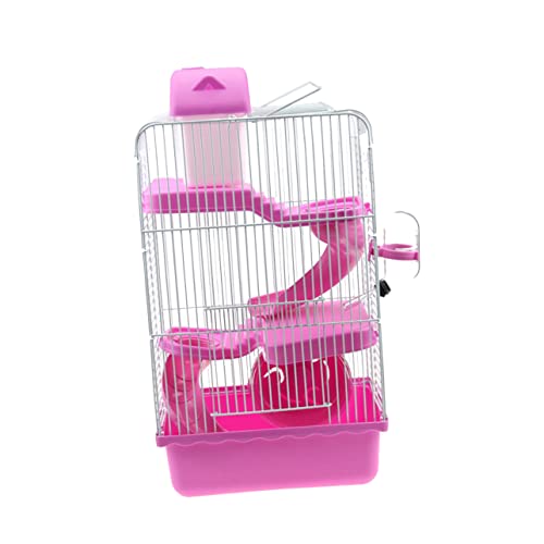 FOMIYES Hochwertiger 3-stufiger Hamster-Villa-käfig mit Lustiger Rutsche Auslaufsicherer Krug FOMIYES Hochwertiger 3-stufiger Hamster-Villa-käfig mit Lustiger Rutsche Auslaufsicherer Krug von FOMIYES