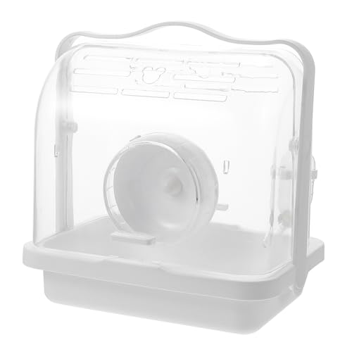 FOMIYES Hamster mit Käfig Kleintiertransporter Hamsterkäfige Reptilienterrarium Tierkäfig Transportkäfig für kleine Haustiere Rattenbehälter Handlich Container Chinchilla Reisen pp Weiß FOMIYES Hamster mit Käfig Kleintiertransporter Hamsterkäfige Reptilienterrarium Tierkäfig Transportkäfig für kleine Haustiere Rattenbehälter Handlich Container Chinchilla Reisen pp Weiß von FOMIYES