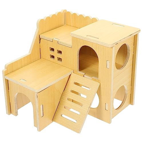 FOMIYES Hamsterhaus Aus Naturholz Haustierkäfigbett Versteck Bogenbrücke Leiter Für Bequemes Entspannen FOMIYES Hamsterhaus Aus Naturholz Haustierkäfigbett Versteck Bogenbrücke Leiter Für Bequemes Entspannen von FOMIYES