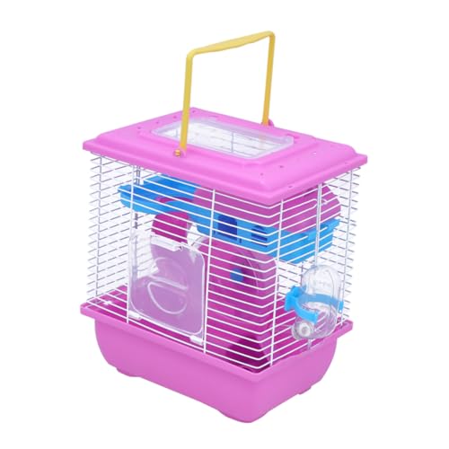 FOMIYES Chinchilla Hamster Home Doppelschichtiger Haustierkäfig Rutsche Und Wasserkrug Tragbare Villa Für Haustiere FOMIYES Chinchilla Hamster Home Doppelschichtiger Haustierkäfig Rutsche Und Wasserkrug Tragbare Villa Für Haustiere von FOMIYES