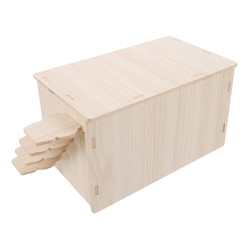 FOMIYES Hamsterversteck Hamsterspielplatz Hamsterholzhütte dekoratives Rattenversteck verschleißfestes Rattenversteck Leiter Lieferungen Gebrülltes Huhn Hamsterhaus Eichhörnchen FOMIYES Hamsterversteck Hamsterspielplatz Hamsterholzhütte dekoratives Rattenversteck verschleißfestes Rattenversteck Leiter Lieferungen Gebrülltes Huhn Hamsterhaus Eichhörnchen von FOMIYES