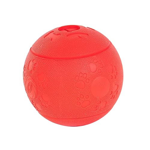 FOMIYES Interaktives Kauspielzeug Für Hunde Roter Futterleckball Zahnpflege Spielzeug Aktivität Reduzierung Von Langeweile Für Haustiere FOMIYES Interaktives Kauspielzeug Für Hunde Roter Futterleckball Zahnpflege Spielzeug Aktivität Reduzierung Von Langeweile Für Haustiere von FOMIYES