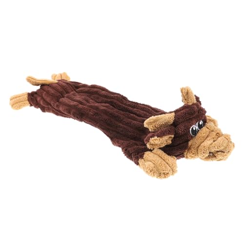 FOMIYES Plüsch Hundespielzeug Für Interaktives Kauspielzeug Mit Quietschfunktion Teething Spielzeug Für Drinnen Und Draußen Cartoon Tier Design Für Stundenlangen Spielspaß FOMIYES Plüsch Hundespielzeug Für Interaktives Kauspielzeug Mit Quietschfunktion Teething Spielzeug Für Drinnen Und Draußen Cartoon Tier Design Für Stundenlangen Spielspaß von FOMIYES