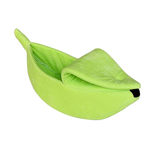 FOMIYES Hundebett in Bananenform Warmes Haustiernest für Katzen Hunde Tierbedarf Couch Auto Outdoor Bequemes Material Grün M FOMIYES Hundebett in Bananenform Warmes Haustiernest für Katzen Hunde Tierbedarf Couch Auto Outdoor Bequemes Material Grün M von FOMIYES