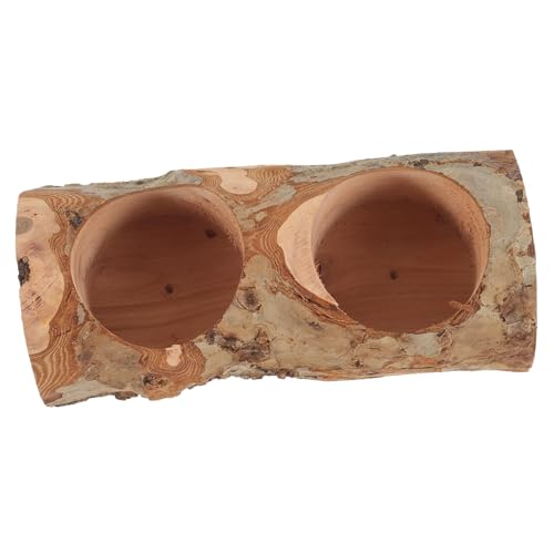 FOMIYES Futternapf für Meerschweinchen Futterspender Aus Holz Doppelschlitze für Haustiere Stabil und Sicher FOMIYES Futternapf für Meerschweinchen Futterspender Aus Holz Doppelschlitze für Haustiere Stabil und Sicher von FOMIYES