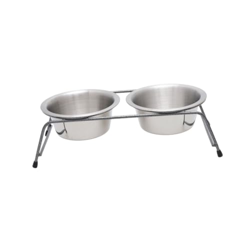 FOMIYES Edelstahl-futternapf-Set für Haustiere Futterspender für Trockenfutter Nassfutter Leckereien FOMIYES Edelstahl-futternapf-Set für Haustiere Futterspender für Trockenfutter Nassfutter Leckereien von FOMIYES