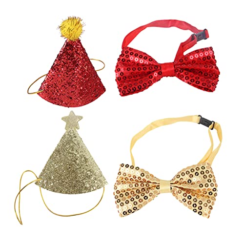 FOMIYES Party-Outfit Für Haustiere Hut Fliege Geburtstagsdeko Für Hunde Und Katzen Accessoire Für Bis Mittelgroße Haustiere Modischer Haustierbedarf Zufällige Farbe FOMIYES Party-Outfit Für Haustiere Hut Fliege Geburtstagsdeko Für Hunde Und Katzen Accessoire Für Bis Mittelgroße Haustiere Modischer Haustierbedarf Zufällige Farbe von FOMIYES