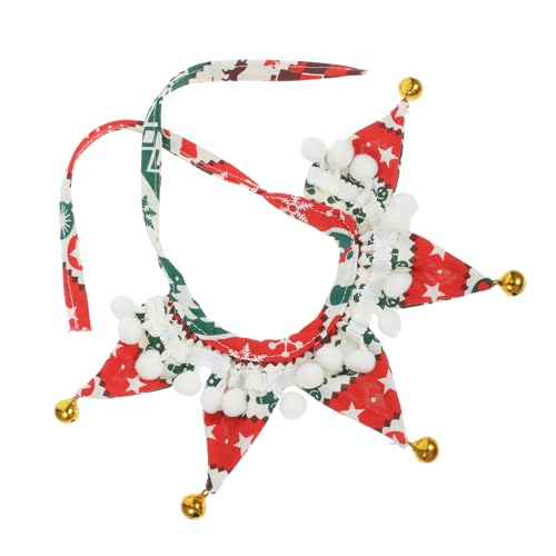 FOMIYES Halsband Für Hunde Weihnachtsglocke Modisches Haustierhalsband Geeignet Für Heimtierbedarf von FOMIYES