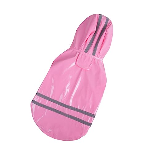 FOMIYES Hund Regen Jacke Pet Regen Modische Regendicht Mantel Licht Reflektierende Größe FOMIYES Hund Regen Jacke Pet Regen Modische Regendicht Mantel Licht Reflektierende Größe von FOMIYES