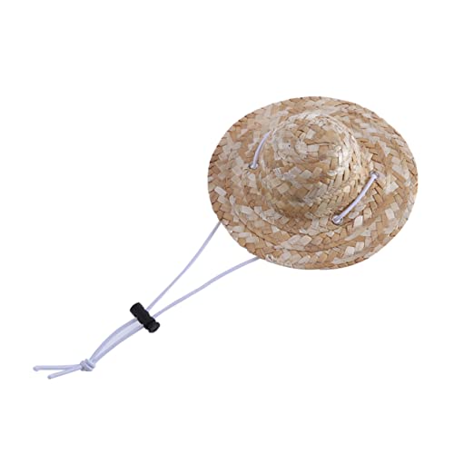 FOMIYES Sombrero Für Haustiere Im Hawaii-Stil Größe L Kinnriemen Für Hunde Und Katzen Garten Und Strand Augen Sonne von FOMIYES