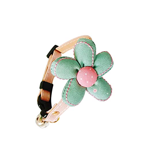 FOMIYES Haustierhalsband für Katzen und Hunde Verstellbar Großes Blumen-Design S Grün FOMIYES Haustierhalsband für Katzen und Hunde Verstellbar Großes Blumen-Design S Grün von FOMIYES