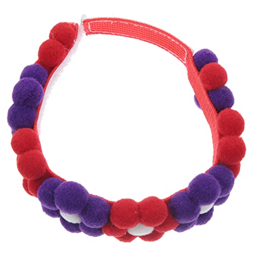 FOMIYES Dekoratives Haustierhalsband Für Hunde Verstellbar Bequem Weiches Polyester Welpenhalsband Mit Schleife Modisches Accessoire Für Partys von FOMIYES