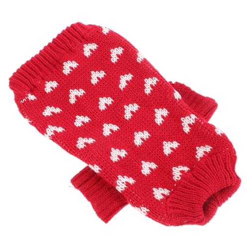 FOMIYES Herzförmiger Hundepullover Aus Warmes Bequemes Strickdesign Für Kleine Hunde Für Winter Und Valentinstag XL FOMIYES Herzförmiger Hundepullover Aus Warmes Bequemes Strickdesign Für Kleine Hunde Für Winter Und Valentinstag XL von FOMIYES