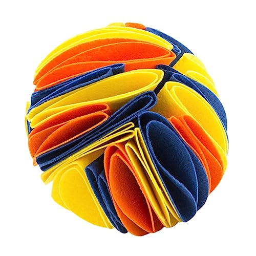 FOMIYES Interaktiver Schnüffelball Für Hunde Langsame Futteraufnahme Spielzeug Zur Beschäftigung Fördert Das Schnüffeln Aus Weichem Für Kleine Und Mittelgroße Haustiere FOMIYES Interaktiver Schnüffelball Für Hunde Langsame Futteraufnahme Spielzeug Zur Beschäftigung Fördert Das Schnüffeln Aus Weichem Für Kleine Und Mittelgroße Haustiere von FOMIYES