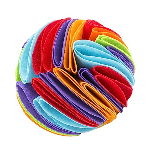 FOMIYES Hundeschnüffelball Bereicherungsspielzeug Für Mittelgroße Hunde Spielzeug Zur Bereicherung Schnüffelmatte Für Welpen Puzzle-Spielzeug Für Welpen Katzenfutter Filzstoff Lebensmittel FOMIYES Hundeschnüffelball Bereicherungsspielzeug Für Mittelgroße Hunde Spielzeug Zur Bereicherung Schnüffelmatte Für Welpen Puzzle-Spielzeug Für Welpen Katzenfutter Filzstoff Lebensmittel von FOMIYES