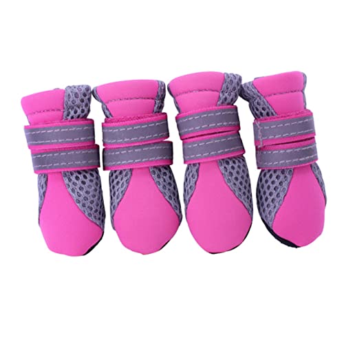 FOMIYES Atmungsaktive Hundeschuhe Aus Netzstoff für Welpen Rose S Komfort für Hunde FOMIYES Atmungsaktive Hundeschuhe Aus Netzstoff für Welpen Rose S Komfort für Hunde von FOMIYES