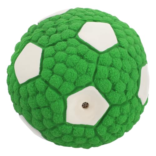 FOMIYES Hundewelpenspielzeug Quietschendes Sicheres Gummi 9 5 cm Grün Fußball für Hunde FOMIYES Hundewelpenspielzeug Quietschendes Sicheres Gummi 9 5 cm Grün Fußball für Hunde von FOMIYES