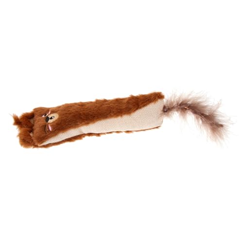 FOMIYES Lustiges Stofftierspielzeug Katzen-backenzahn-kauspielzeug Mit Knisterpapier Für Hauskatzen FOMIYES Lustiges Stofftierspielzeug Katzen-backenzahn-kauspielzeug Mit Knisterpapier Für Hauskatzen von FOMIYES