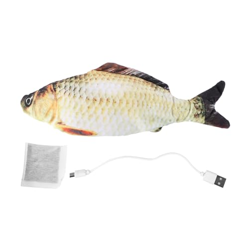 FOMIYES Intelligentes Elektrisches Katzenspielzeug Realistisches Fischspielzeug für Kätzchen Haustier-Teaser-Spielzeug Leuchtende Farben FOMIYES Intelligentes Elektrisches Katzenspielzeug Realistisches Fischspielzeug für Kätzchen Haustier-Teaser-Spielzeug Leuchtende Farben von FOMIYES