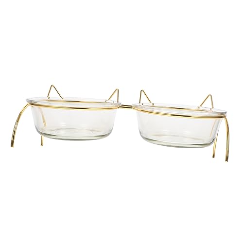 FOMIYES Katzennapf-Set Katzennäpfe Hündchen Glas Wasserzufuhr FOMIYES Katzennapf-Set Katzennäpfe Hündchen Glas Wasserzufuhr von FOMIYES