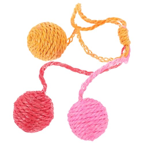 FOMIYES Katzenspielzeug Sisalball Spielzeugbälle Für Katzen Katze Weihnachtsspielzeug Katzenkisten Für Wohnungskatzen Kauspielzeug Für Kratzball Aus Sisalseil Katzenkratzer Kätzchen FOMIYES Katzenspielzeug Sisalball Spielzeugbälle Für Katzen Katze Weihnachtsspielzeug Katzenkisten Für Wohnungskatzen Kauspielzeug Für Kratzball Aus Sisalseil Katzenkratzer Kätzchen von FOMIYES