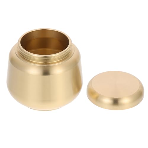 FOMIYES Kupfer Mini Urne Aschebehälter Rund Verschließbar Dekorativ Langlebig Rostfrei für Haustier Asche Aufbewahrung Kleine Gedenkurne Geeignet für Zuhause und Garten FOMIYES Kupfer Mini Urne Aschebehälter Rund Verschließbar Dekorativ Langlebig Rostfrei für Haustier Asche Aufbewahrung Kleine Gedenkurne Geeignet für Zuhause und Garten von FOMIYES