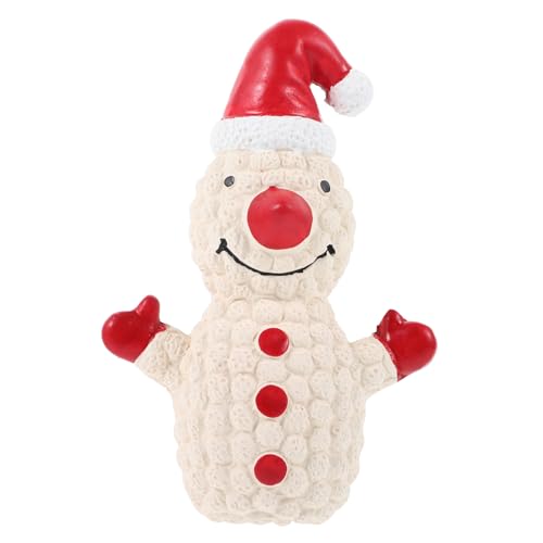 FOMIYES Weihnachtlicher Hundespielzeug Snowman Interaktives Kauspielzeug Aus Latex Quietschendes Chew Toy Für Kleine Und Mittelgroße Hunde Sicher Und Leicht Zu Reinigen Für Teething Und FOMIYES Weihnachtlicher Hundespielzeug Snowman Interaktives Kauspielzeug Aus Latex Quietschendes Chew Toy Für Kleine Und Mittelgroße Hunde Sicher Und Leicht Zu Reinigen Für Teething Und von FOMIYES