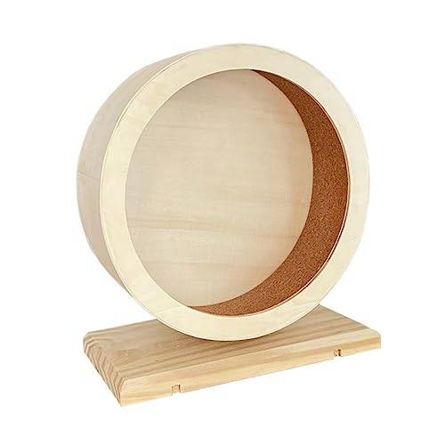 FOMIYES Laufrad Für Haustiere Geräuschloses Design Hamsterspielzeug Holzrad Für Haustiere Spielset Für Hamster Mäuse Eichhörnchen Interaktives Haustierzubehör FOMIYES Laufrad Für Haustiere Geräuschloses Design Hamsterspielzeug Holzrad Für Haustiere Spielset Für Hamster Mäuse Eichhörnchen Interaktives Haustierzubehör von FOMIYES