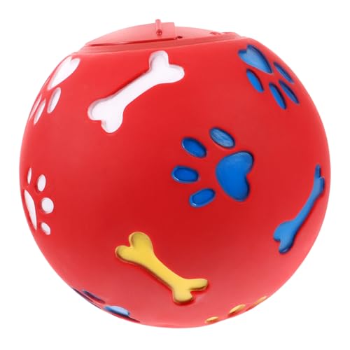 FOMIYES Leckendes Spielzeug Für Haustiere Hundefutter Ball Kauspielzeug Für Hunde Leckerlispender Für Leckerbissen Für Hunde Leckerli-spenderball Milchig Snacks Für Katzen Plastik von FOMIYES