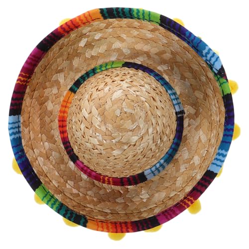 FOMIYES Mexikanischer Sombrero Hut für Haustiere Niedlicher Mini Hut für Katzen Haaraccessoires für Frauen für Fiesta Partys Mexikanische FOMIYES Mexikanischer Sombrero Hut für Haustiere Niedlicher Mini Hut für Katzen Haaraccessoires für Frauen für Fiesta Partys Mexikanische von FOMIYES