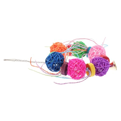 FOMIYES Bird Chewing Toy Für Papageien Bunte Holzspielzeuge Zahngesundheit Spielen Im Käfig Für Kleinen Vögel Geeignet FOMIYES Bird Chewing Toy Für Papageien Bunte Holzspielzeuge Zahngesundheit Spielen Im Käfig Für Kleinen Vögel Geeignet von FOMIYES