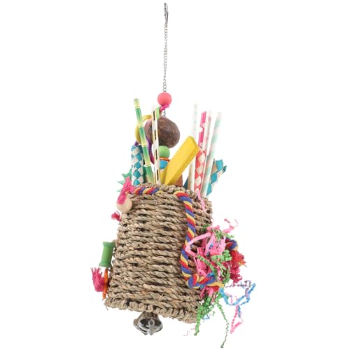 FOMIYES Vogel-hängespielzeug Papageien-kauspielzeug - Papageien-hängespielzeug - Vogel-schredderspielzeug von FOMIYES