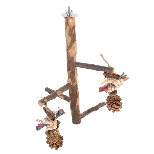 FOMIYES Papagei Spielzeug Papageienbaumständer Spielzeug für Sittiche Spielzeuge Vogelbarschständer Papageienspielzeug aus Holzbarsch Vögel Kombination Stand Zubehör rotieren hölzern FOMIYES Papagei Spielzeug Papageienbaumständer Spielzeug für Sittiche Spielzeuge Vogelbarschständer Papageienspielzeug aus Holzbarsch Vögel Kombination Stand Zubehör rotieren hölzern von FOMIYES