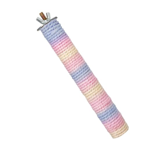 FOMIYES Papagei Training Barsch Vogel Schleifen Stehen Baumwolle Seil Dekorative Holz Stick Vogel Barsch für Käfig von FOMIYES