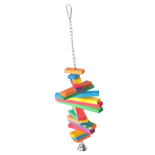 FOMIYES Parrot Chewing Toy Für Vögel Bunte Mehrschichtige Vogelspielzeug-Dekoration Für Käfige Für Wellensittiche Und Papageien Einfach Zu Befestigen Und Langlebig FOMIYES Parrot Chewing Toy Für Vögel Bunte Mehrschichtige Vogelspielzeug-Dekoration Für Käfige Für Wellensittiche Und Papageien Einfach Zu Befestigen Und Langlebig von FOMIYES