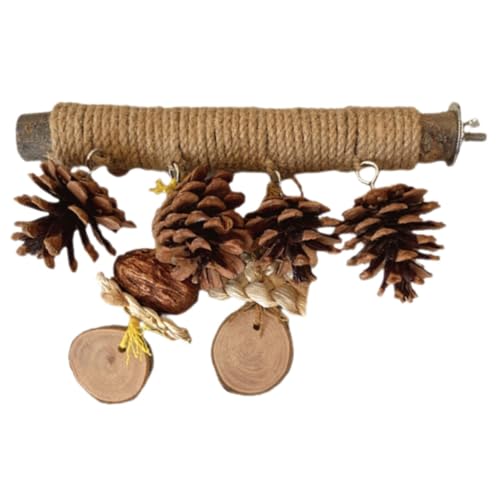 FOMIYES Papageien-spielzeugständer – Sittich-holzstange Vogelstange Für Käfig Vogelkäfig-sitzspielzeug Vogel-stehstange Tannenzapfen & Hängespielzeug FOMIYES Papageien-spielzeugständer – Sittich-holzstange Vogelstange Für Käfig Vogelkäfig-sitzspielzeug Vogel-stehstange Tannenzapfen & Hängespielzeug von FOMIYES