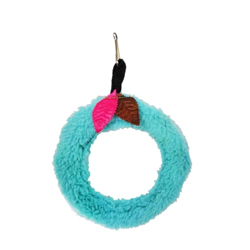 FOMIYES Plüsch- -Spielzeug Für Vögel Hängende Schaukel Mit Buntem Design Für Sittiche Und Andere Kleine Haustiere Als Käfig-Dekoration von FOMIYES